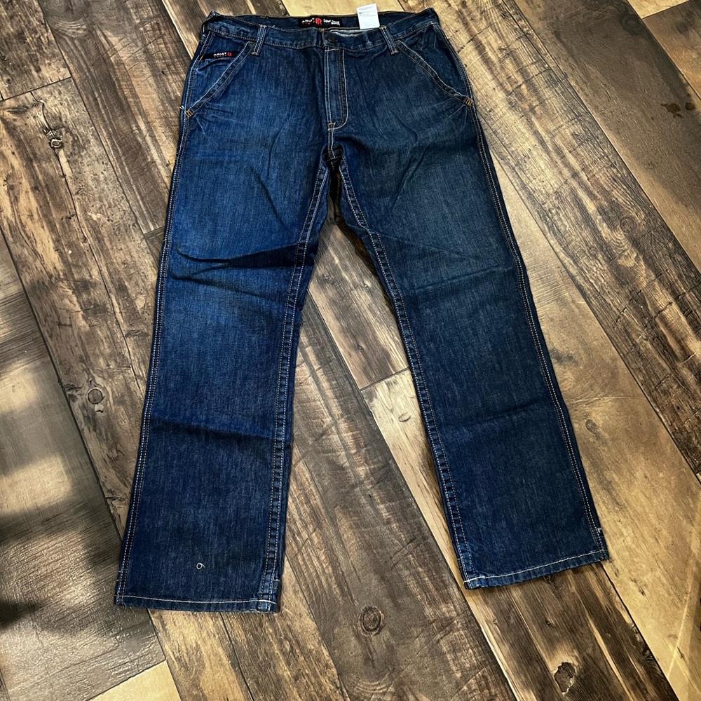Ariat Men's Dark Blue Straight Jeans